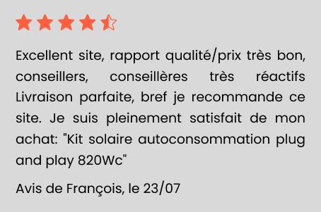 Avis clients de monkitsolaire.fr .